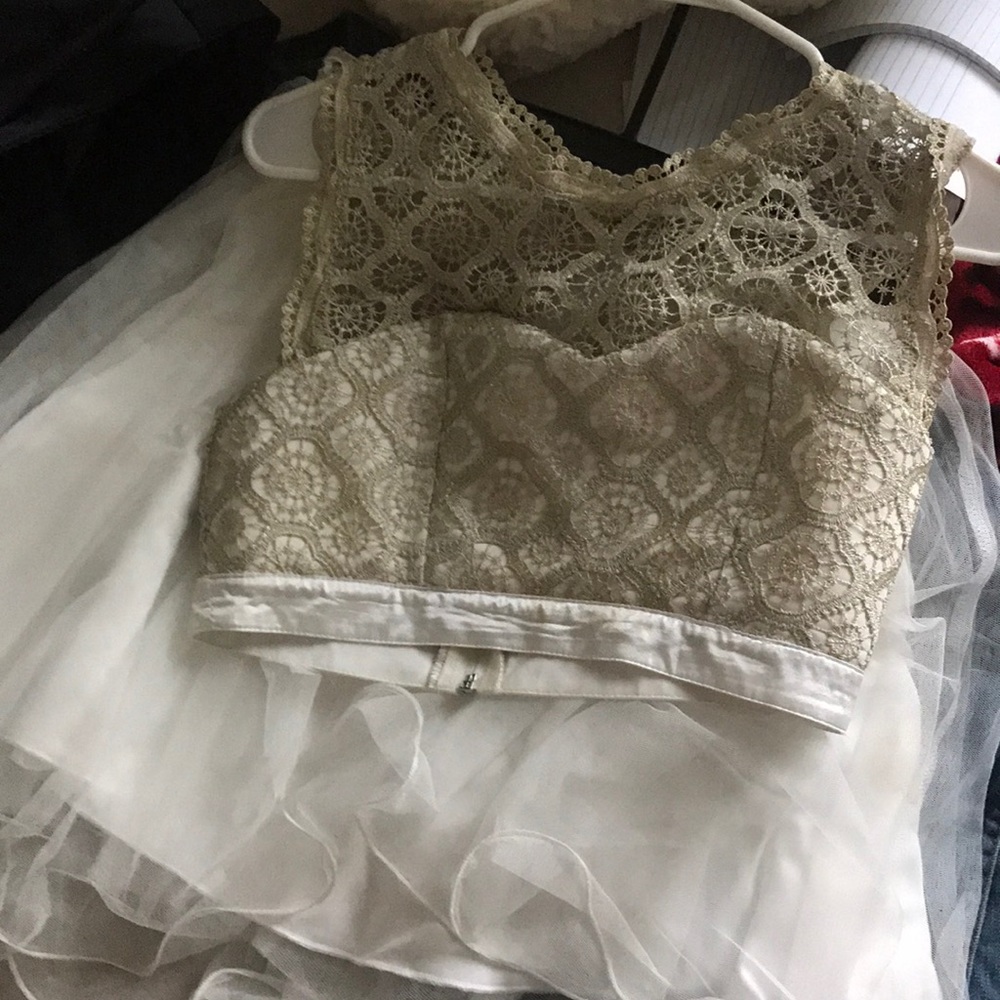 Ivory / white hoco dress